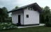 Каркасный дом с панорамным остеклением 6,0х6,0-57 м²