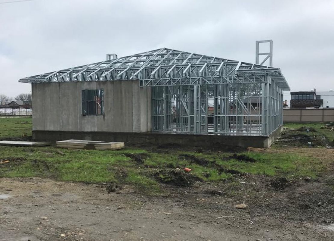 Завершение строительства каркасного дома в Краснодаре