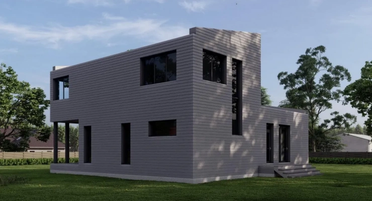 Просторный, двухэтажный дом 12,7х14,5-251 м²